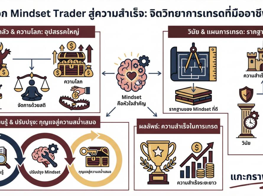 อินโฟกราฟิกสรุปเรื่อง 💰Mindset Trader 💸 #แกะกราฟกับกุ๊ก #forex #เทรดtfex #futures #xauusd #fulltimetrader #เทรดทอง