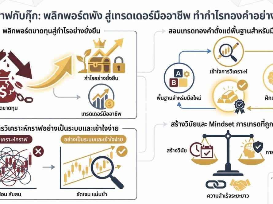 อินโฟกราฟิกสรุปเรื่อง จากพอร์ตพังสู่อันดับ 1 🏆 รู้จัก "แกะกราฟกับกุ๊ก" ใน 60 วิ! #มือใหม่หัดเทรด #สอนเทรด#เทรดทอง#shorts
