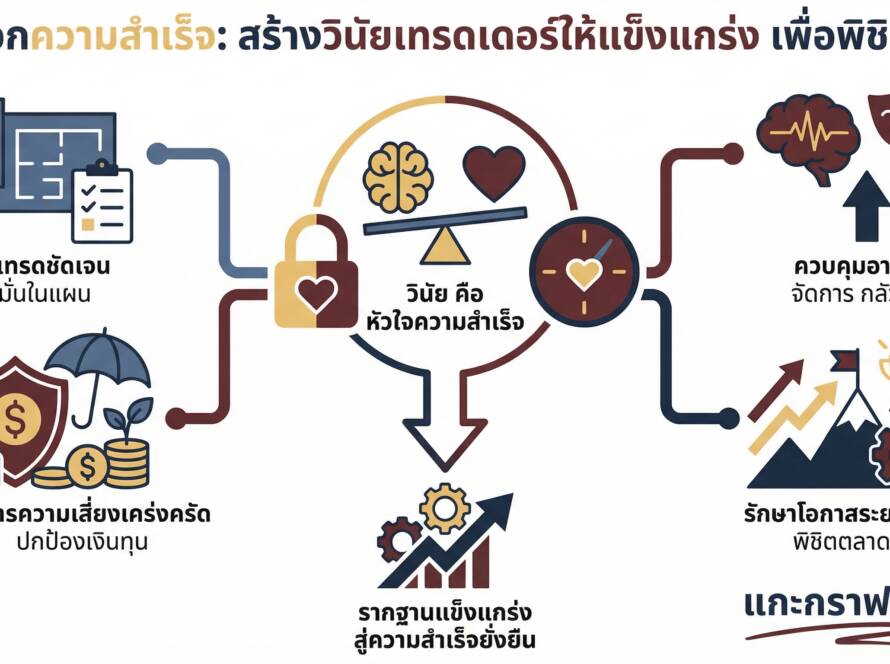 อินโฟกราฟิกสรุปเรื่อง วินัยสำคัญที่สุด เมื่อคิดจะเป็น Trader